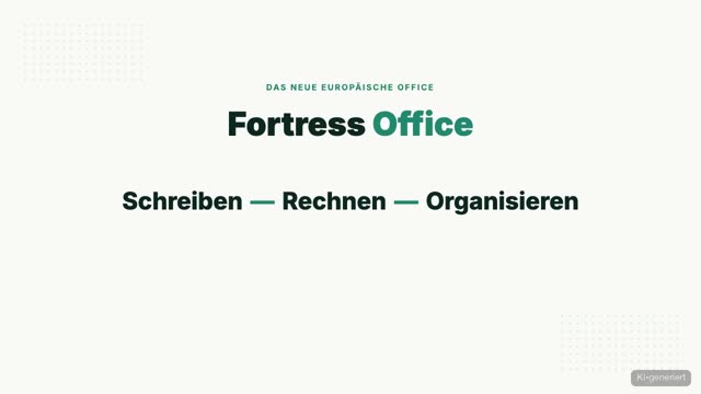 Fortress Office Werbefilm