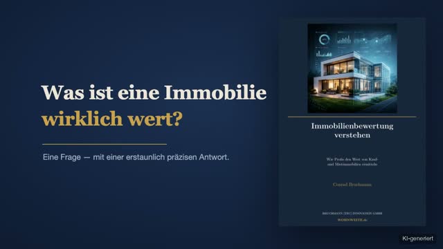 Buchtrailer Immobilienbewertung verstehen