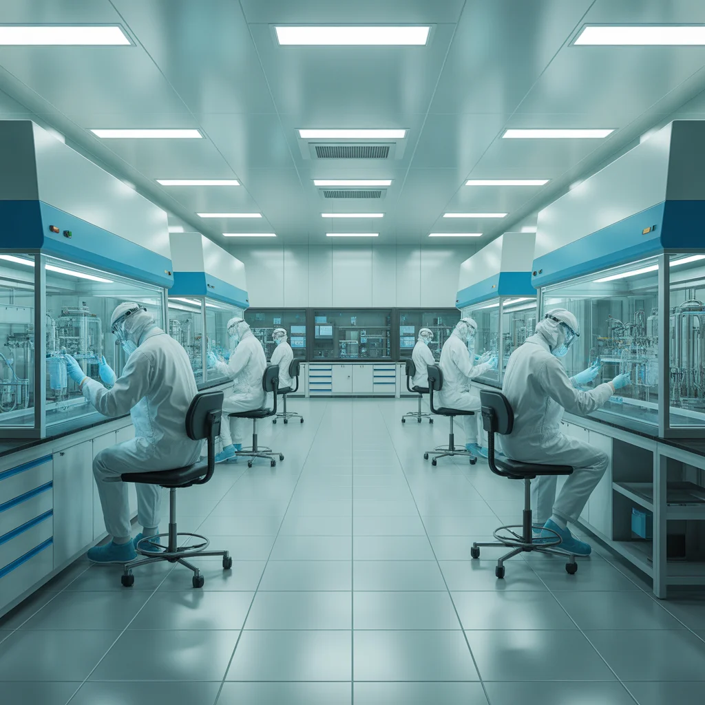 Pharma Reinraum mit GxP-Umgebung